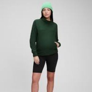 Maternity Mockneck Fleece Nursing Top | Gap